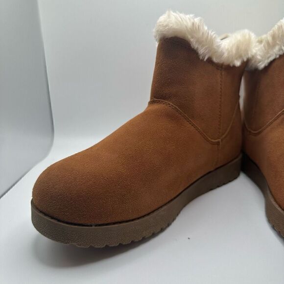 CUSIONAIRE Pull on Cozy Boot 8 CHESTNUT - Picture 7 of 7
